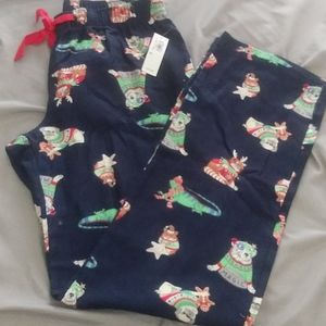 Flannel pajama bottoms